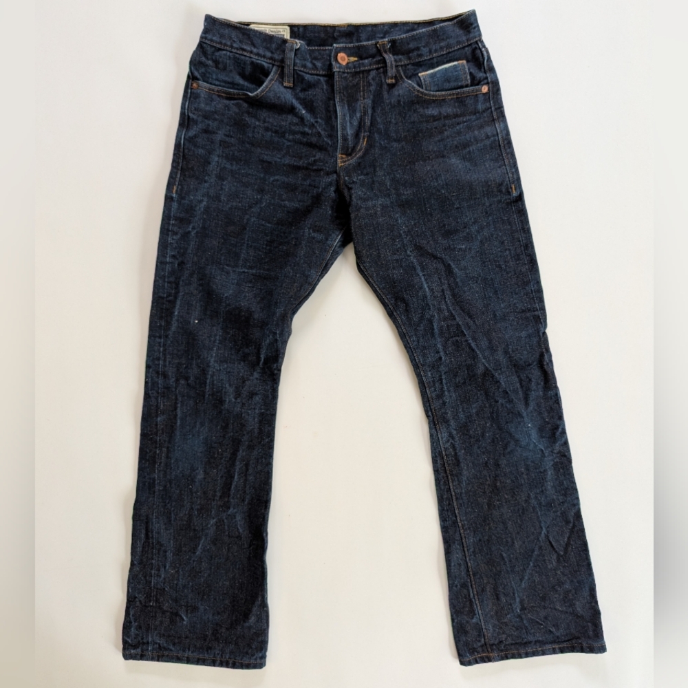 Men's Bootcut Jeans - Dark Blue